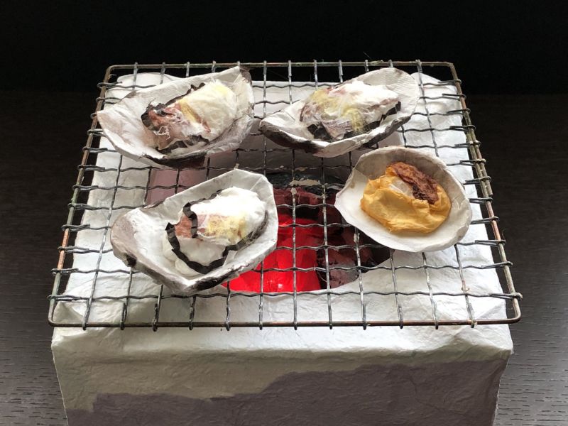 thức ăn làm từ giấy